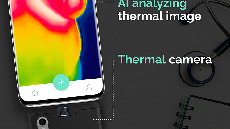 Bild visar Thermaiscans portabla pre-screening med AI- och värmekamerateknik 