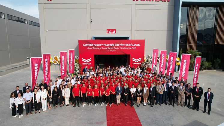 Yanmar has opened a 23,000-square-meter production facility in Izmir, Turkey.