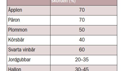 Pollinatörernas betydelse för skörd av frukt och bär