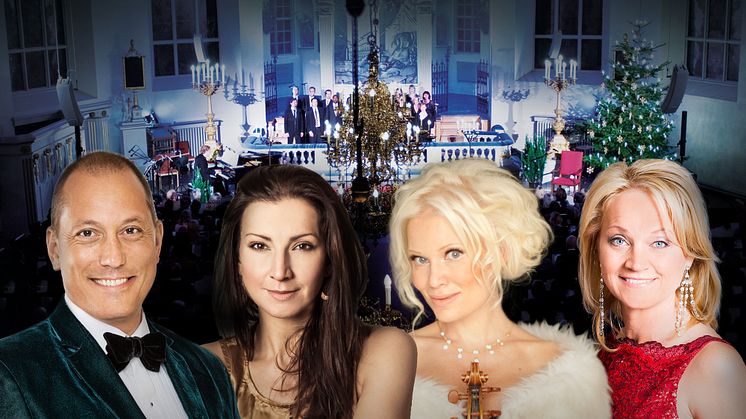 Premiär för julkonserten ”Änglaljus” med John Kluge, Sonja Aldén, Linda Lampenius och lokala körer runt om i landet!