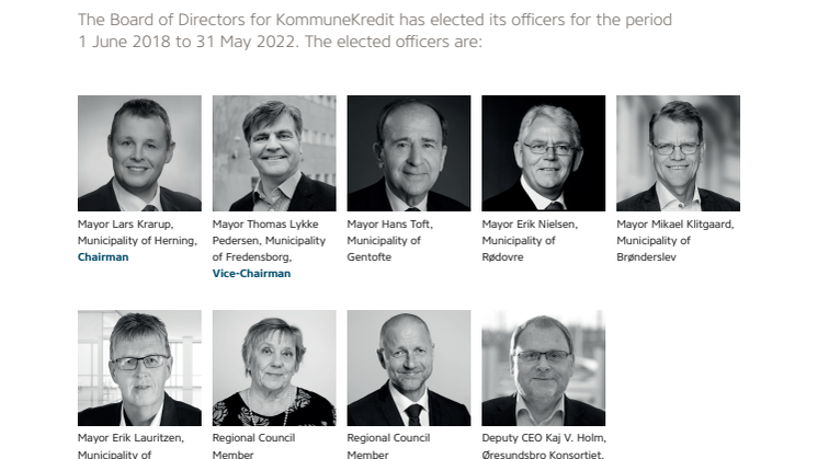 New Board of Directors for KommuneKredit