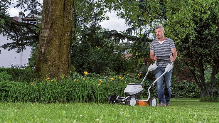 Under Elmia Park kommer STIHL/VIKING visa upp den nya biogräsklipparen RMA 2 RT.