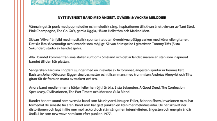 Småländska Malmöbor släpper pop-punk på Lundabaserade HepTown Records 7 oktober