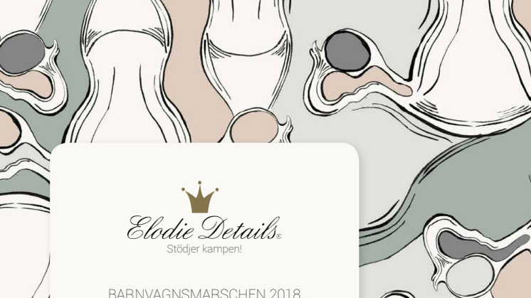 Elodie Details stödjer kampen - Barnvagnsmarschen 2018