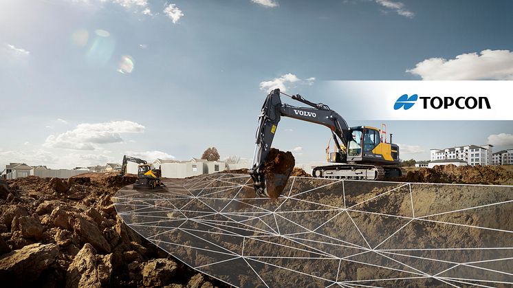 Volvo Dig Assist med Topcon 3D maskinstyrning