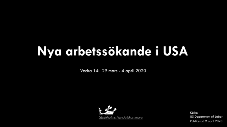Nya arbetslösa - USA