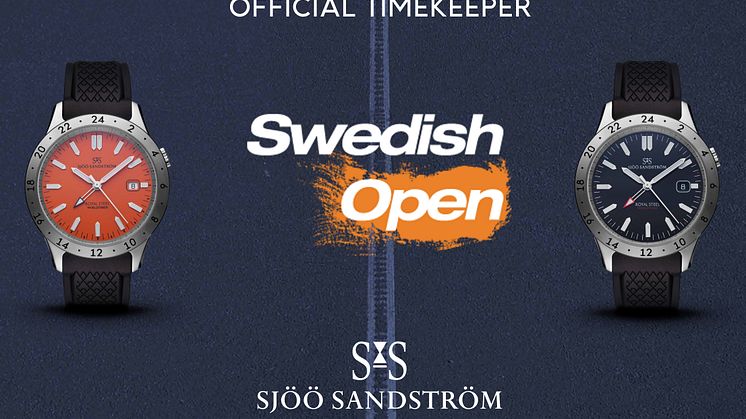 Sjöö Sandström - Official Timekeeper för Swedish Open i Båstad 2019