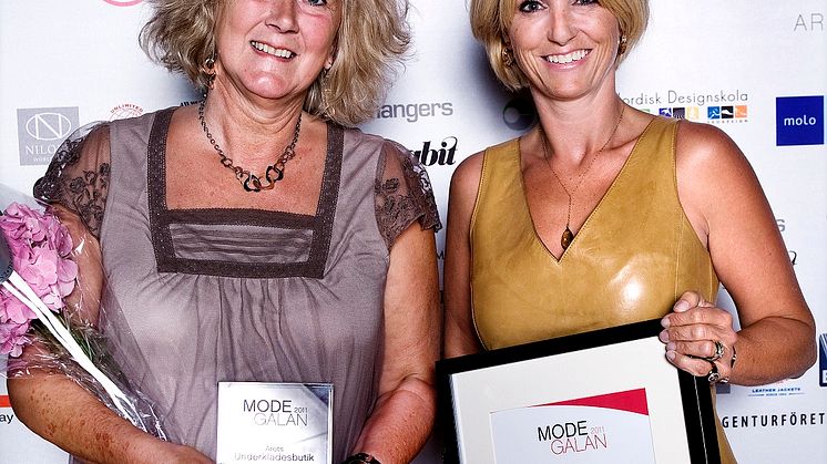 Vinnare Årets Underklädesbutik, Modegalan 2011