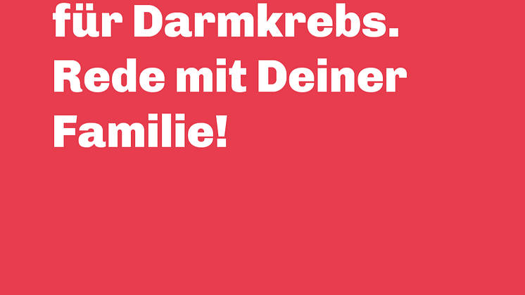 Das Motto des Darmkrebsmonat März 2019