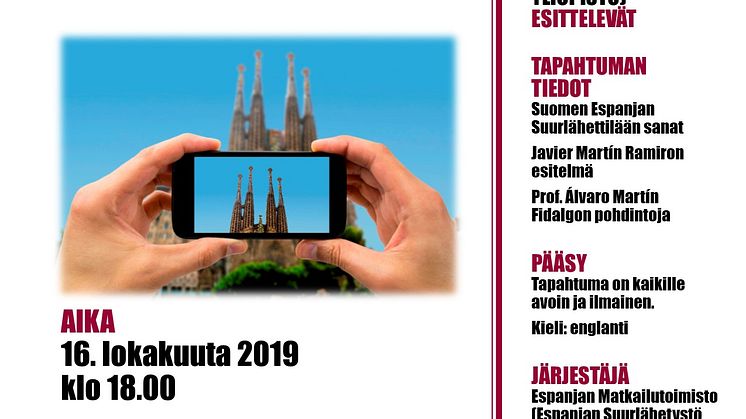 Seminar on Present Spanish Architecture at Helsinki Central Library Oodi. 16th October. 18:00 