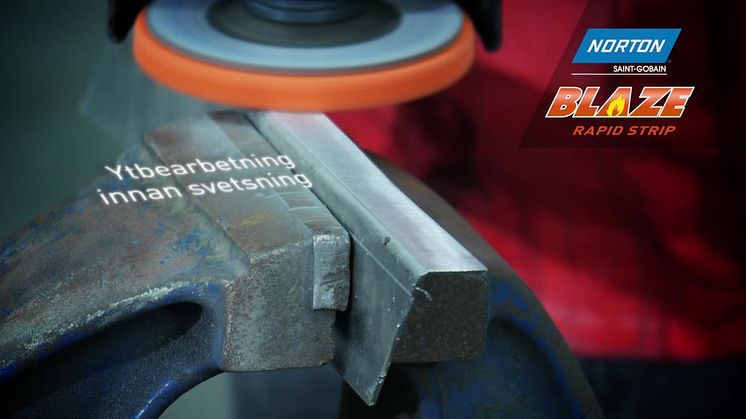 Bearbetning av mjuka metaller med Norton Blaze Rapid Strip