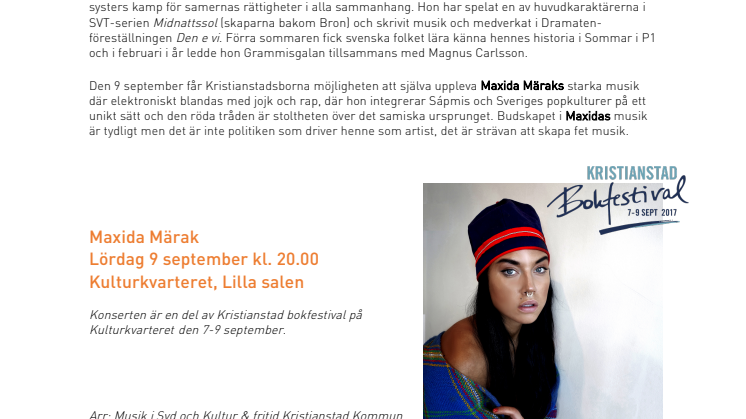 Maxida Märak – en gränslös krigarinna!
