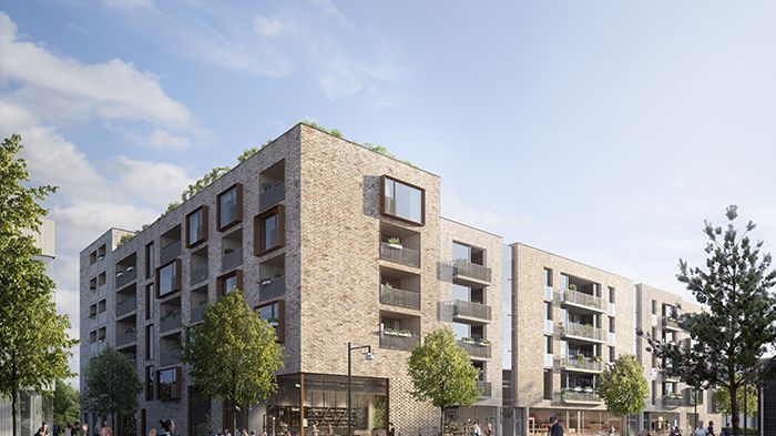 De 186 nya bostäderna i stadsdelen Aranäs är en del av den satsning som HSB Göteborg gör i Kungsbacka. 