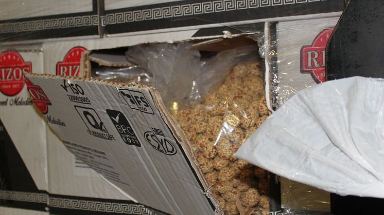 Legitimate load of caramelised peanuts (SE 12.17)