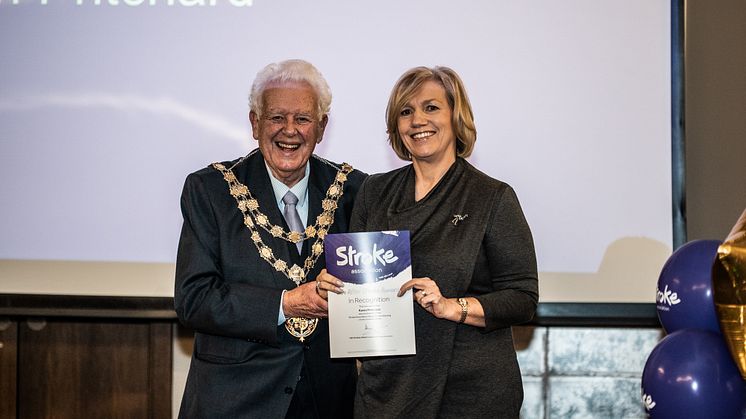 ​Petersfield stroke survivor receives regional recognition