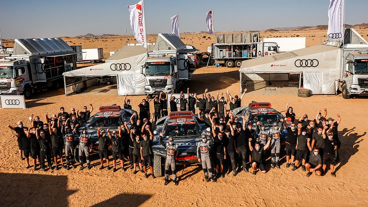 Dakar Rally blev for Audi en succesfuld start på en ny æra