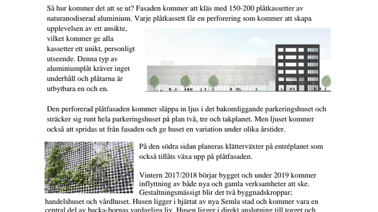 Handelshuset i Selma stad – ett nytt ansikte för torget på mer än ett sätt