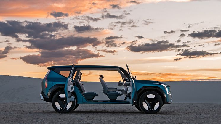 Kia visar elsuven Concept EV9 på AutoMobility i Los Angeles