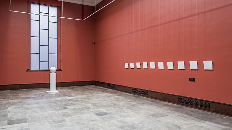 Dag Erik Elgins utstilling «Et modernistisk punktum» vil stå i Vigelandmuseet til 13. september 2020 (Foto: Vegard Kleven for Vigelandmuseet)