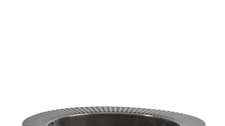 Coffee & More deep plate grey