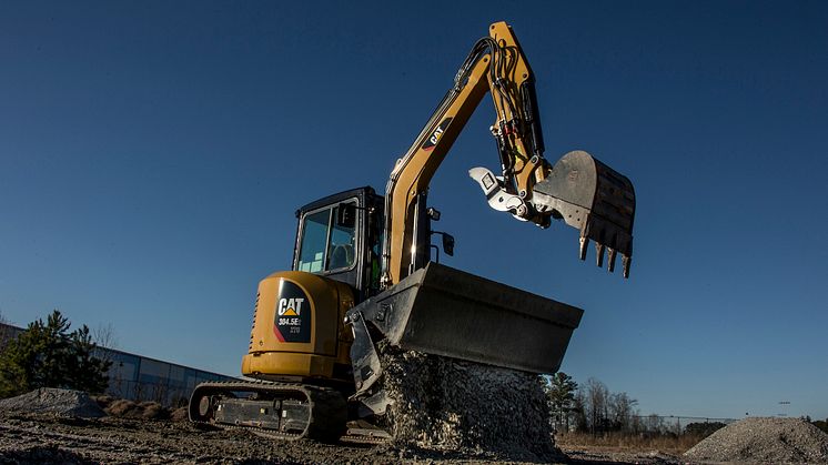 Cat 304.5E2 XTC i arbete
