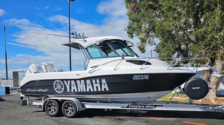 Yamaha’s Cruise Craft demo boat with integrated VETUS BOW PRO / Helm Master EX installation 
