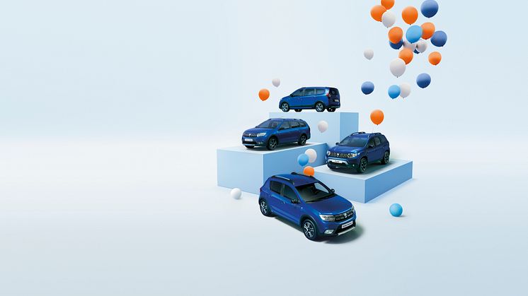 Dacia fyller 15 år som varumärke i Europa