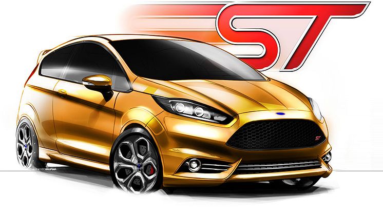 Ford presenterar en Fiesta ST Concept i Frankfurt –   Ger en förhandsvisning av framtida Fiesta i prestandaversion 