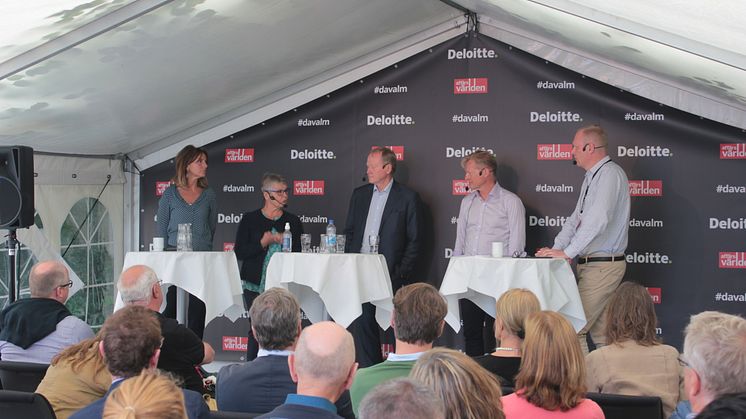 Panalen under seminariet "Politik och företagande - var finns långsiktigheten" i Almedalen