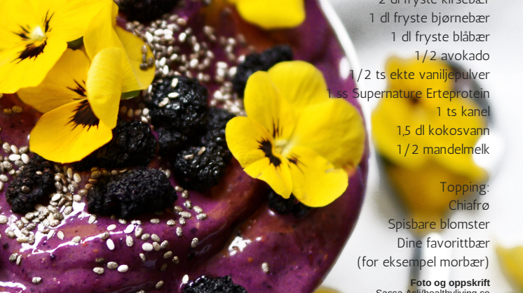 Boost smoothien din med plantebaserte proteiner