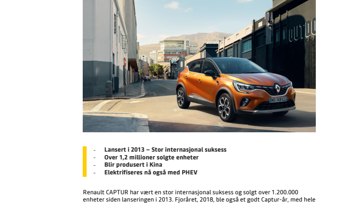 NY CAPTUR - KOMMER SOM PHEV