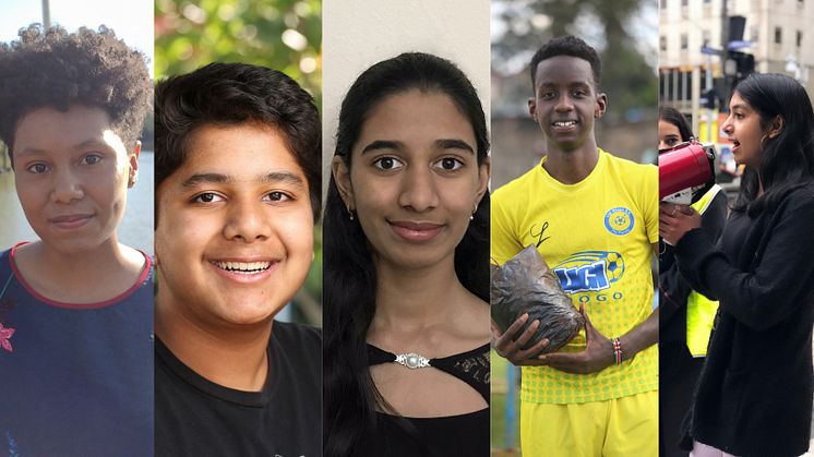 Finalisterna i Children's Climate Prize 2021