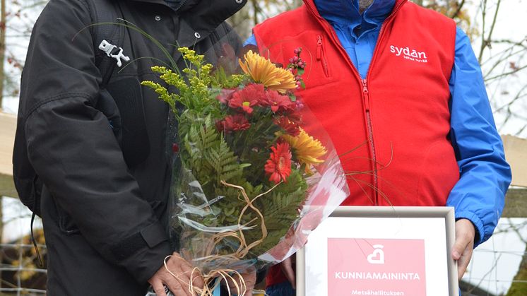 Sydänterveyden edistämisen kunniamaininta Uudenmaan alueen kansallispuistoille