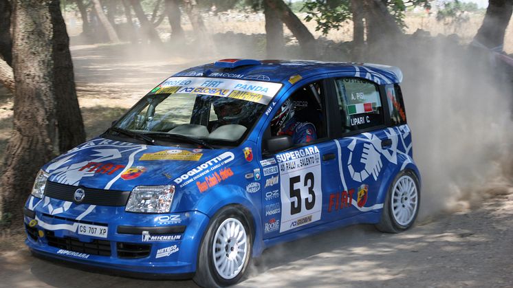  Pisi-Lipari Fiat Panda Rally al Rally del Salentoa