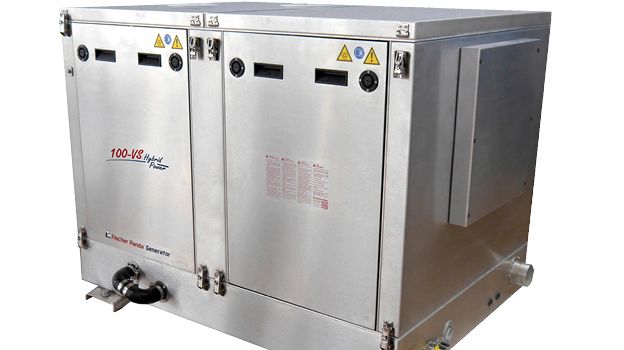 Fischer Panda UK's 100-VS, one of the models in the new range of VS Series variable speed hybrid DC generators  