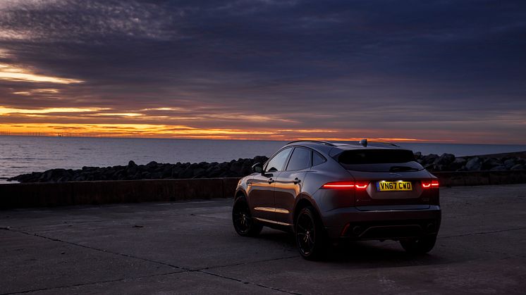 jaguar E-PACE night