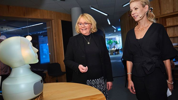 Irene Svenonius och Anna König Jerlmyr 