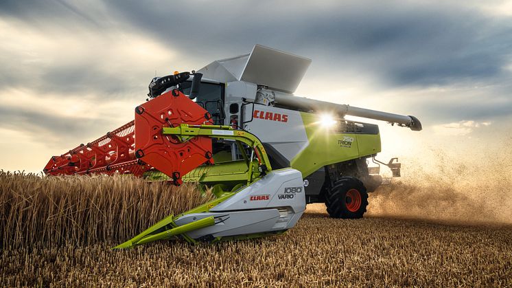 Kom på pressvisning av CLAAS TRION tröska på Naturbruksgymnasiet Uddetorp