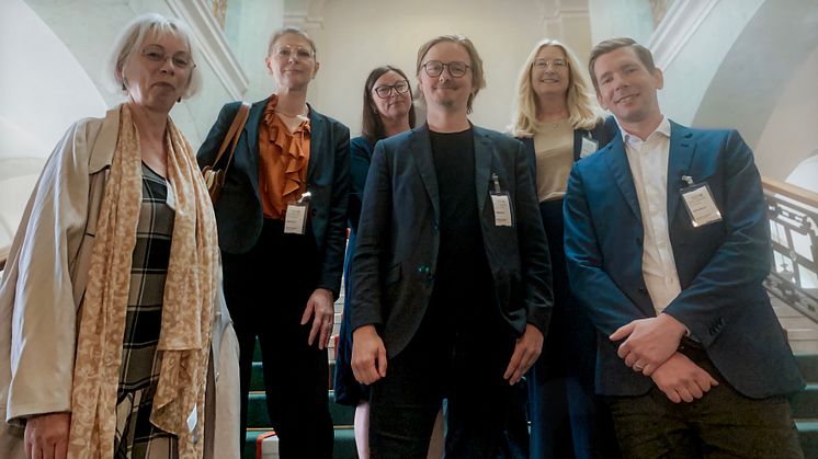 Från vänster: Anna Rosengren, Torun Boucher, Maria Jansén, Janne Grönholm, Annika Cedhagen och Pär Johansson. Bild Stockholms Stad