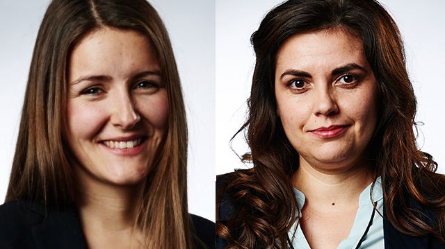 Christiane Benkö (re.) und Corinna Stöcker. 
