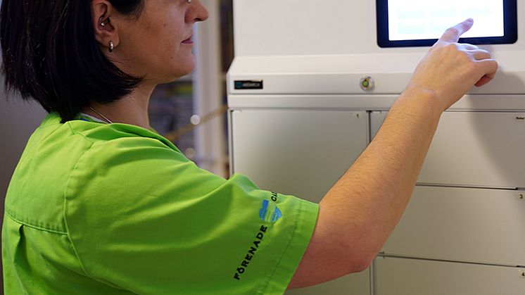 Förenade Care Segevångsgården använder digitala läkemedelsskåp från Medarca.