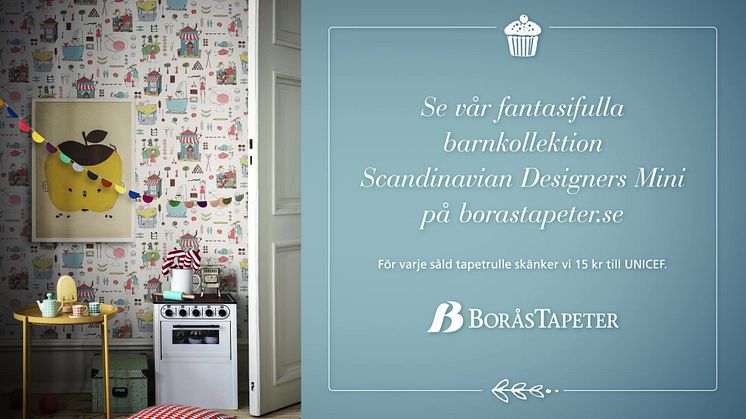 Tapeten "Krakel Spektakel" från kollektionen Scandinavian designers mini
