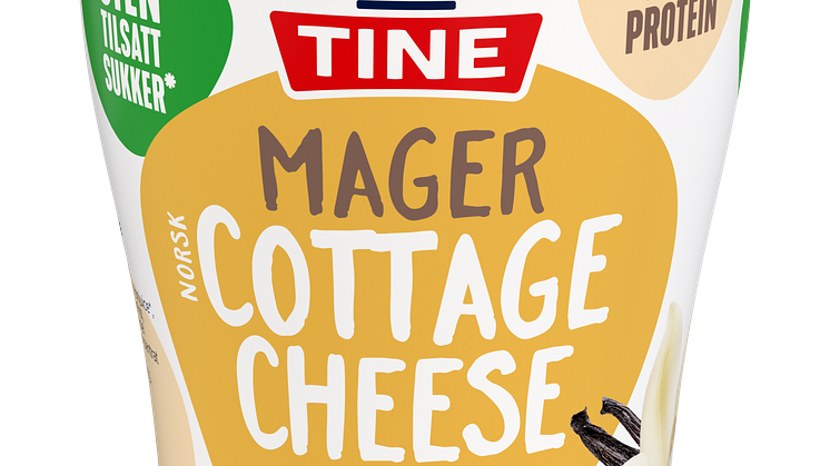 7038010070884-Cottage Cheese Mager Vanilje UTEN 400g_1C (1)