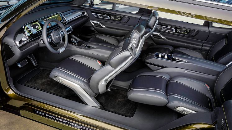 Kia Telluride SUV konceptbil, interiör