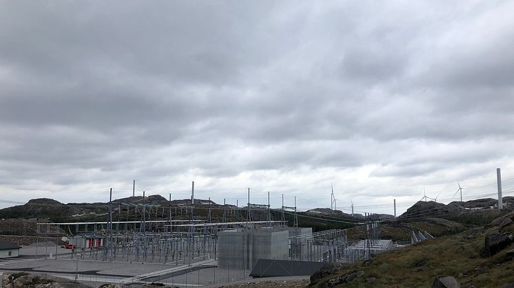 Illustrasjonsbilde: Rammeavtalen med Statnett innebærer blant annet bygging av nye transformatorstasjoner, som denne i Bjerkreim. Foto: Multiconsult