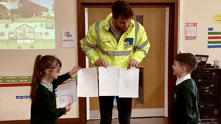 Local school children designed Homes for the Future