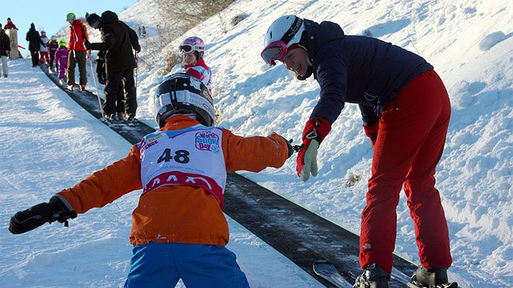 World Snow Day i Hammarbybacken 2016. Foto: Johan Hyllienmark/SSF