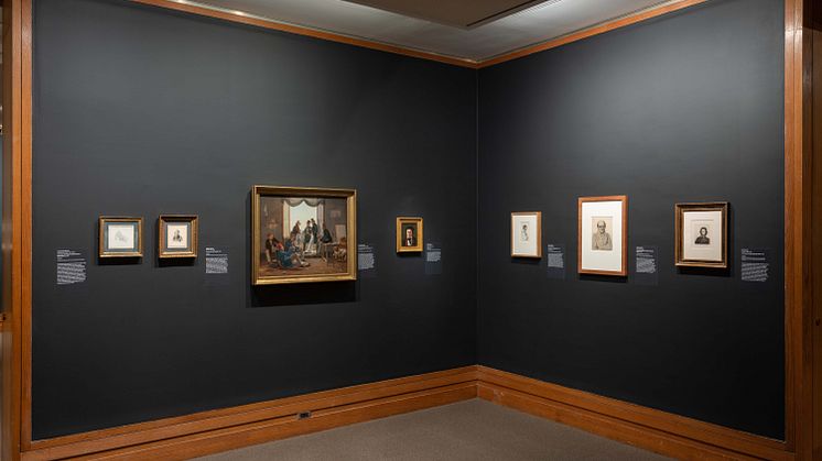 Installation view of Beyond the Light- Identity and Place in Nineteenth- Century Danish Art, on view January 26–April 16, 2023 at The Metropolitan Museum of Art. Photo by Anna-Marie Kellen, courtesy of The Met.