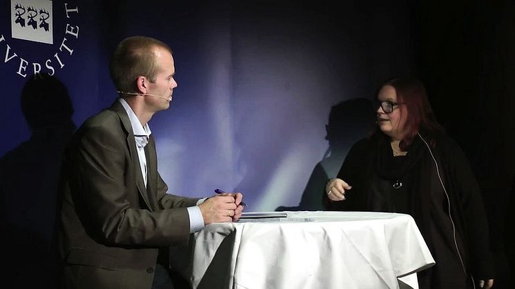 Mattias Lundberg intervjuar Docent Annika Nordlund på Psykologisk Salong 4 oktober 2012 #psykologi #umeå #umu