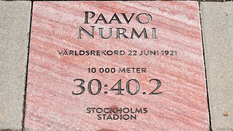 Paavo Nurmi var en fantastisk löpare, förutom många värlsrekord tog han 9 OS-guld. Foto: Karin Törnblom